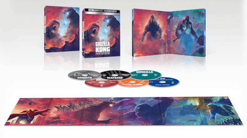 Edição de Colecionador de Godzilla x Kong com 5 filmes em promoção por tempo limitado