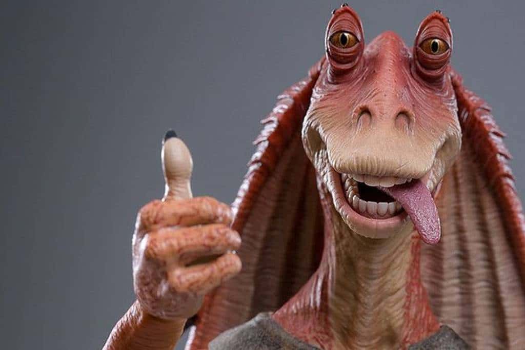 5 Detalhes Impressionantes da Nova Figura de Jar Jar Binks da Hot Toys – Lançamento em 2026