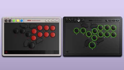 8BitDo lança controles arcade sem alavanca para PC, Switch e Xbox